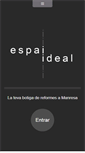 Mobile Screenshot of espaiideal.com